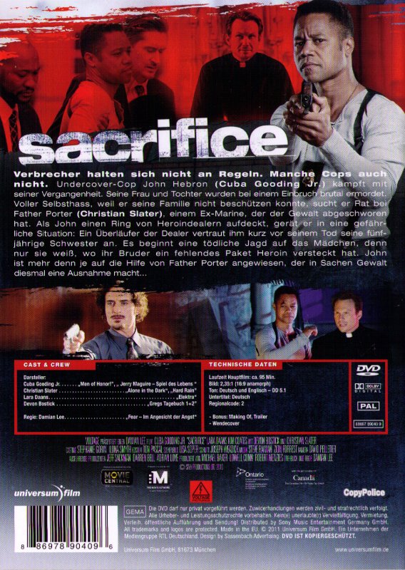 Sacrifice - Tag der Abrechnung Full Uncut von Damian Lee ...