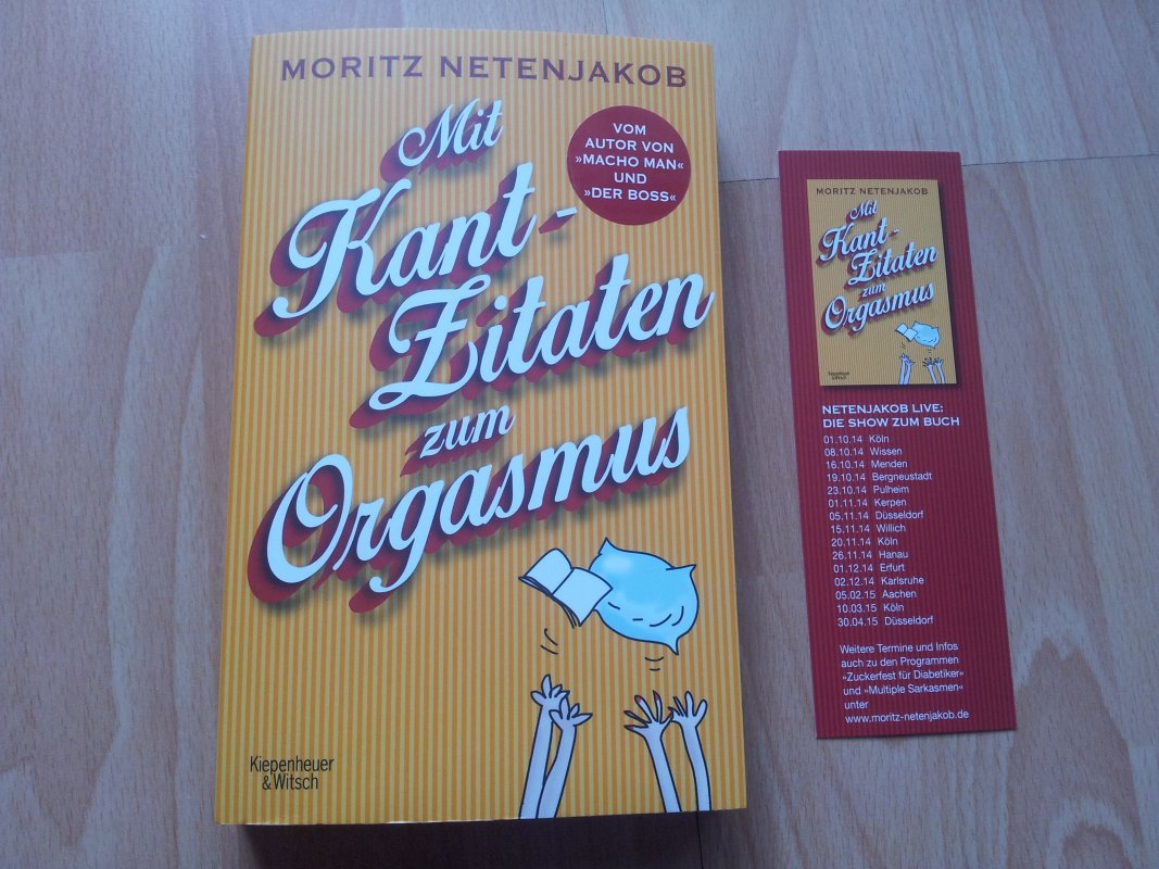 Mit Kant Zitaten Zum Orgasmus Moritz Netenjakob Von Moritz