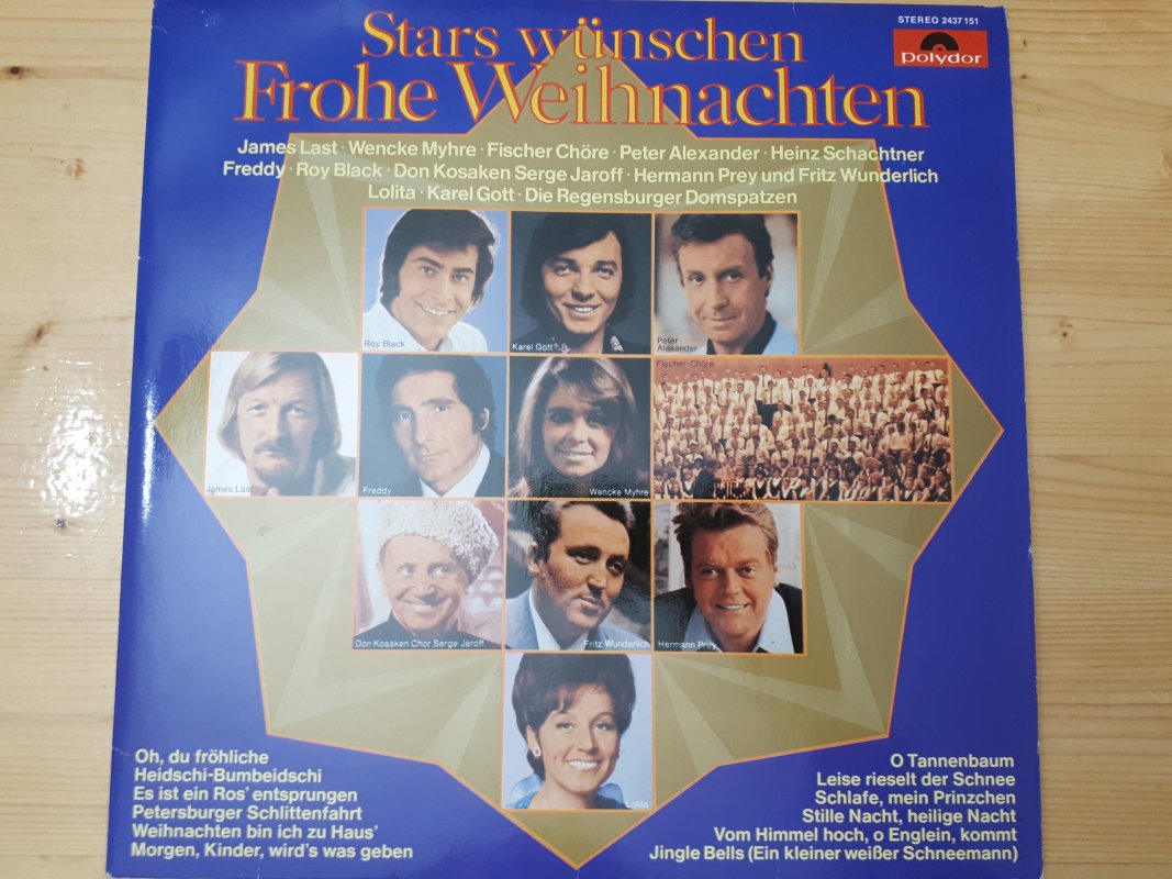 Stars wünschen Frohe Weihnachten, Schallplatte LP von Verschiedene